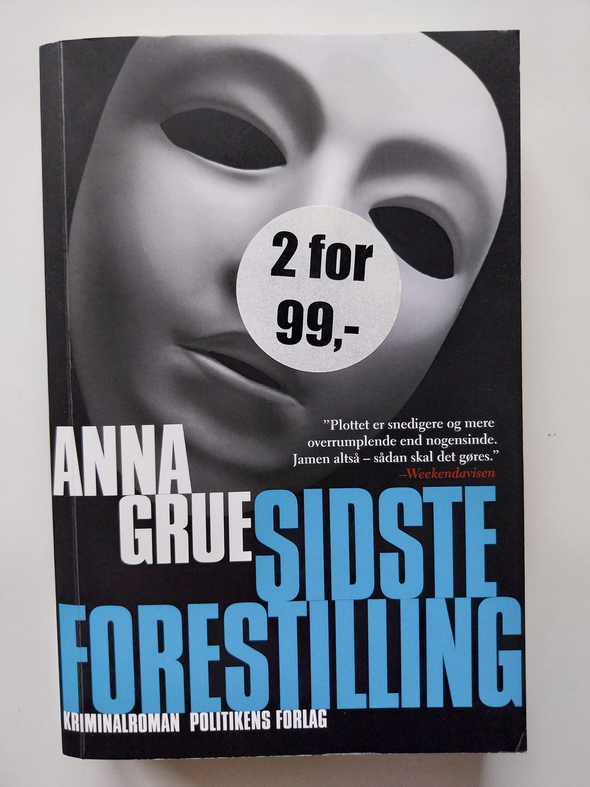 Anna Grue - Sidste forestilling